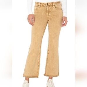 Liverpool Tan Flare Jeans
